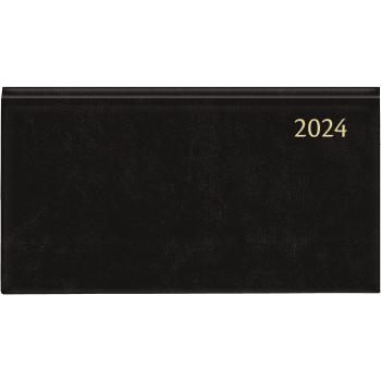 AURORA Agenda Novoplan Florence 2024 1715Z 1W/2S, schwarz, ML 9x16.5cm