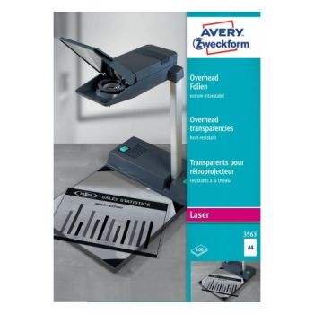 AVERY ZWECKFORM Overhead Folien 3563 100 Stk. A4