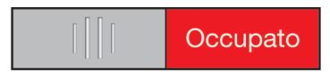 BEREC Türschild 27,4x102mm 314.083 Alu, Libero-Occupato