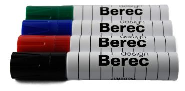 BEREC Whiteboard Marker 3-13mm 954.04.99 4er Etui extrabreit