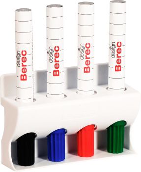 BEREC Whiteboard Marker schmal 1mm 956.04.99 4er Etui