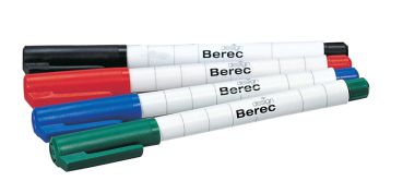 BEREC Whiteboard Marker schmal 1mm 956.04.99 4er Etui