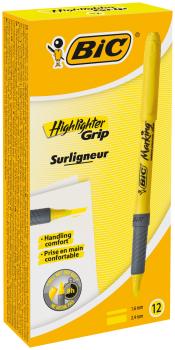 BIC Highlighter Grip 811935 gelb 12 Stück