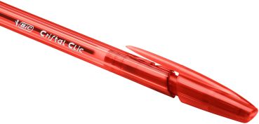 BIC Kugelschr. Cristal Clic 1mm 850734 rot 20 Stück