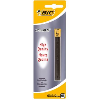 BIC Ersatzminen Criterium HB 875584 grau, 6 Stück