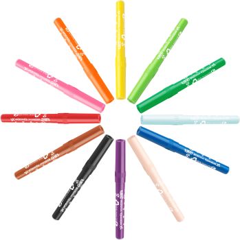 BIC Visacolor XL 4,5mm 892223 12 Farben, Etui