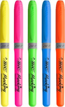 BIC Highlighter Grip 896055 ass. 5 Stück