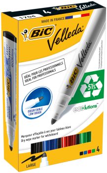 BIC Marker Velleda 1701 1,5mm 904941 4er Etui