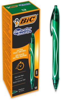 BIC Gel-ocity quick dry 964771 grün, 12 Stück