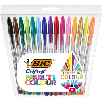 BIC Kugelschreiber Cristal 0.42mm 964899 15 Farben