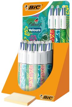 BIC Kugelschreiber 4Colours 0.32mm 9672781 Velours, 4 Farben 30 Stück