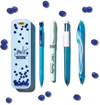 BIC Summer Metal Box 978217 blue 4 Stück