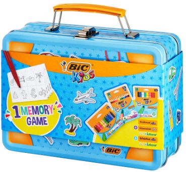 BIC Memory Game Kids 978221 Metal Box