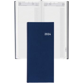 BIELLA Geschäftsagenda Tower 2025 00311050024U blau, 1T/2S, 13,5x31,5cm