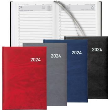 BIELLA Geschäftsagenda Executive 2024 06510050024U blau, 1T/S, 14,5x20,5cm