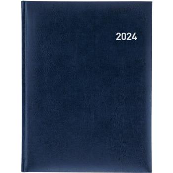 BIELLA Geschäftsagenda Orario 2024 09301050024U blau, 1W/2S, 17,8x23,5cm