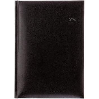 BIELLA Geschäftsagenda Budget 7 2024 09807020024U schwarz, 1W/2S, 14,5x20,5cm