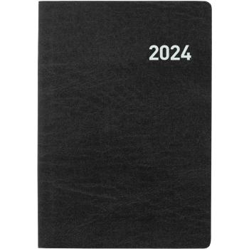 BIELLA Taschenagenda Tell 2024 23201020024U schwarz, 2T/S, 8,5x12,5cm