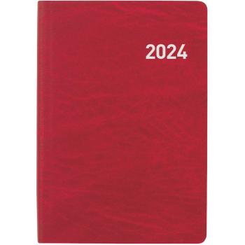 BIELLA Taschenagenda Tell 2024 23201450024U rot, 2T/S, 8,5x12,5cm