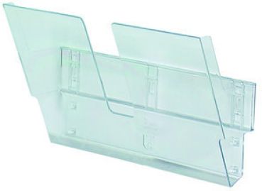 BIELLA Wandfach Murama A4 quer 36545003U transparent, bis 200 Blatt