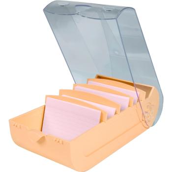 BIELLA Karteikartenbox Bunny Box A8 5336123D korallenrot/tr. 195x100x63mm