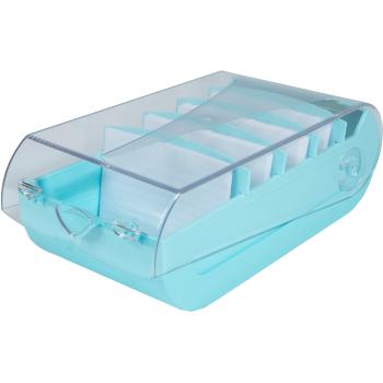 BIELLA Karteikartenbox Bunny Box A8 5336323D pastellgrün/tr. 195x100x63mm