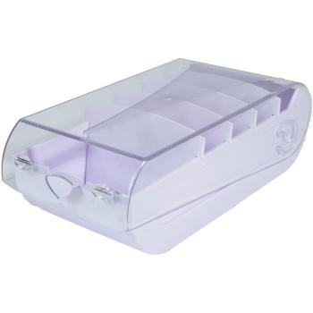 BIELLA Karteikartenbox Bunny Box A8 5336423D malve/transp. 195x100x63mm