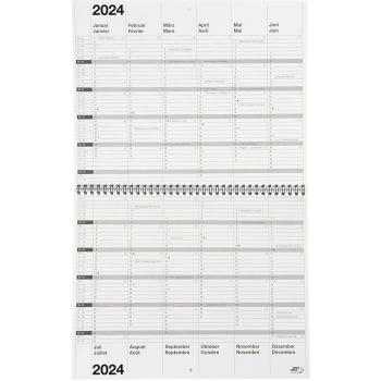 BIELLA 10-Jahreskalender Wire-O 2024 76418000025U 1J/2S, 30x24cm, d/f