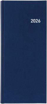 BIELLA Geschäftsagenda Tower 2026 800311050026 1T/2S blau ML 13.5x31.5cm