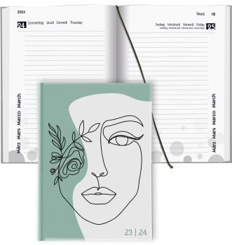 BIELLA Schüleragenda Women 23/24 806514870024 1T/1S, FSC 12x16.5cm