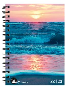 BIELLA Schüleragenda Beach 23/24 806517840024 3½T/1S, Wire-O 12x16.5cm