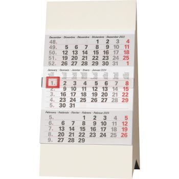 BIELLA Pultkalender Desktop Peak 2024 87020000024U 3M/S, 9,7x12/18,7cm, d/f/i/e