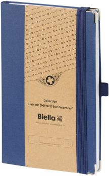 BIELLA Notizbuch Sketch 195x125mm CB0000607U dunkelblau Punkte 5mm, 192 S.