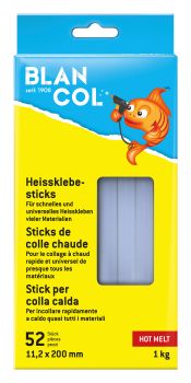 BLANCOL Heissklebesticks 32409 11.2x200mm, rund 52 Stück