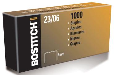 BOSTITCH Heftklammern 6mm 23-06-1M 1000 Stück