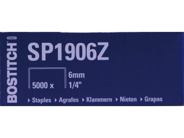 BOSTITCH Heftklammern SP19 1/4 6mm SP1906Z 5000 Stück