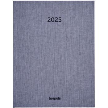 BREPOLS Agenda Weekly Dubletta 2025 17554550260 1W/1S grau ML 12x22cm