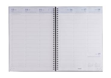 BREPOLS Agenda Omega 30 Kazar 2024 26.3.0012 schwarz, 1W/2S, 21x29cm