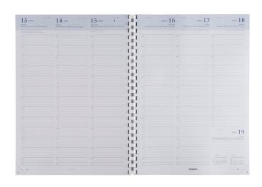 BREPOLS Agenda Omega Ersatz 2024 26.3.0020 weiss, 1W/2S, 21x29cm