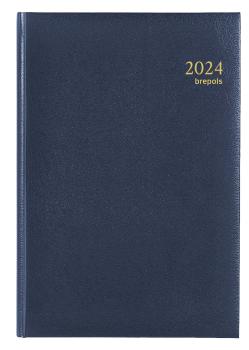 BREPOLS Agenda Ambassador Lima 2024 26.3.0048 blau, 1T/S, 17x22cm