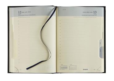 BREPOLS Agenda Euro deluxe 224 Lim2024 26.3.0090 blau, 1T/S, 14.8x21cm