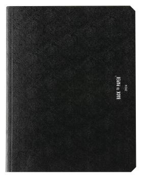 BREPOLS Agenda Back to Paper 2024 26.3.0122 schwarz, 1W/2S, 17.2x22cm