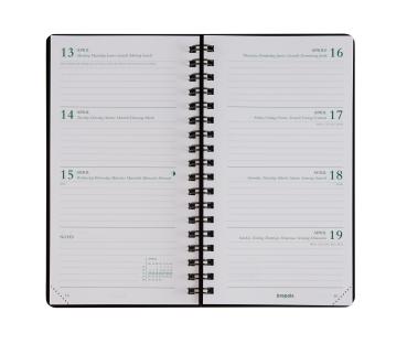 BREPOLS Agenda Ecorama 780 Kazar 2024 26.3.0240 ass., 1W/2S, 9x16cm