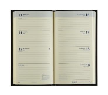 BREPOLS Agenda Interplan Lima Ku. 2024 26.3.1150 schwarz, 3½-T/S, 9x16cm