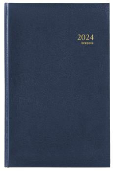 BREPOLS Agenda Interplan Lima Ku. 2024 26.3.1275 blau, 3½-T/S, 9x16cm