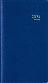 BREPOLS Agenda Interplan Genova 2024 26.3.1282 blau, 1W/S, 9x16cm