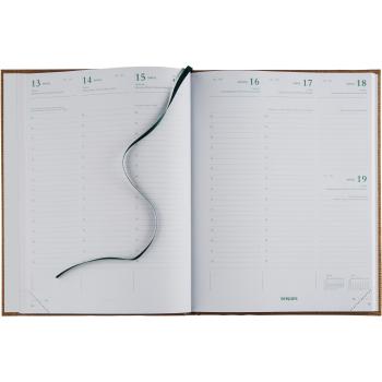 BREPOLS Agenda Ecotiming Kazar 2024 26.3.1454 1W/2S, blau 17.1x22cm