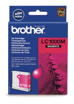 BROTHER Tintenpatrone magenta LC-1000M DCP-130C/MFC-240C 400 Seiten