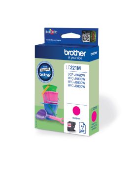 BROTHER Tintenpatrone magenta LC-221M MFC-J480/680/880 260 Seiten