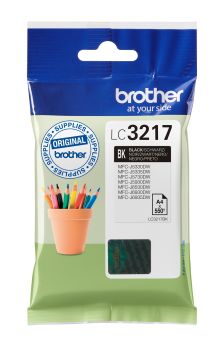 BROTHER Tintenpatrone schwarz LC-3217BK MFC-J6530DW 550 Seiten